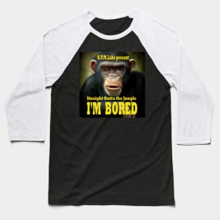 Disillusioned Ape Bored Chimps Baseball T-Shirt